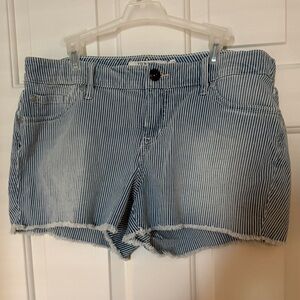 Torrid striped shorts women’s plus size 14